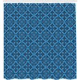 thumbnail image 2 of JOOCAR Retro Shower Curtain, Antique Victorian Floral Patterns in Modern Graphic Print Old Fashioned Art,with Hooks,72x72 inch Blue, 2 of 4