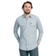 thumbnail image 1 of Camisa Moderna Wrangler Hombre 910 azul XG Manga Larga, 1 of 5