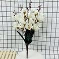 thumbnail image 2 of UYUH ‌Artificial Magnolia Flower Single Stem Small Handlebar Orchid in Autumn Colors | Realistic Home Decor for Tabletop, Vase, or Floral Arrangements No Fade & Low Maintenance‌, 2 of 9