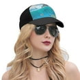 thumbnail image 5 of Naloa Lighthouse Sea Port Adult adjustable Print Baseball Hat, Patchwork curved brim baseball capfor Men and Women, One Size, 5 of 5