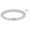 thumbnail image 5 of SuperJeweler 1/2 Carat Diamond Wedding Band in 14 Karat White Gold for Women, 5 of 6