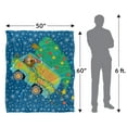 thumbnail image 5 of Scooby Doo! Blanket, 50'x60' Oh Christmas Tree Van Silky Touch Sherpa Back Super Soft Throw Blanket, 5 of 5