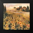 thumbnail image 2 of Hageman, Marilyn 15x15 Black Modern Framed Museum Art Print Titled - Sunflowers in Italy, 2 of 5