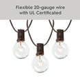 thumbnail image 5 of Better Homes & Gardens 20-Count G40 Clear Glass Globe Outdoor Patio String Lights, 5 of 12
