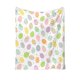 thumbnail image 2 of Manta de conejito de Pascua con estampado de huevos de colores | Manta de poliéster suave de 130 x 140 cm para sofá cama | Decoración navideña de primavera para habitación infantil, 2 of 7