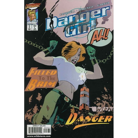 Danger Girl #3B VF ; Image Comic Book