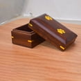 thumbnail image 7 of MUSEYA Dog Funeral Box Wood Pet Urn Dark Brown 1Set, 7 of 7