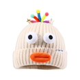 thumbnail image 1 of Fun Beanie Hat Slouchy Beanie Adorkable Beanie Funny Clown Halloween Accessories Slouchy Beanies High School Teens sapphire, 1 of 5