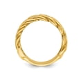 thumbnail image 2 of Mens 10K Yellow Gold Link Ring With Diamonds 1/8 Carat (ctw), 2 of 5