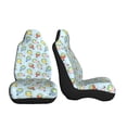 thumbnail image 3 of Salouo Frog In Mermaid Pattern Car Seat Covers,Universal Car Seat Protectors Easy to Install Car Cover Car Accessories Auto/rucks/Van/SUV-2 PCS, 3 of 9