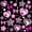 Black Pink 01, variant on Feelyou Cartoon Leopard Bow Twin Bedding, Cute Zebra Heart Bedding Comforter Set, Black White, Black Reversible, 7pcs