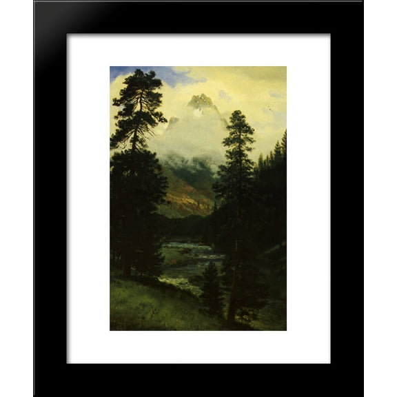 Landers Peak 20x24 Framed Art Print by Bierstadt, Albert