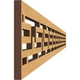 thumbnail image 3 of Ekena Millwork 46 3/8"W x 4"H x 3/8"T Tulum Fretwork Moulding, Wood (Paint Grade), 3 of 13