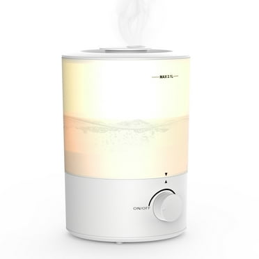 Humidifiers for Bedroom, 3.1L Cool Mist Top Fill Essential Oil Diffuser, 360° Nozzle, Rapid Ultrasonic Humidification, White