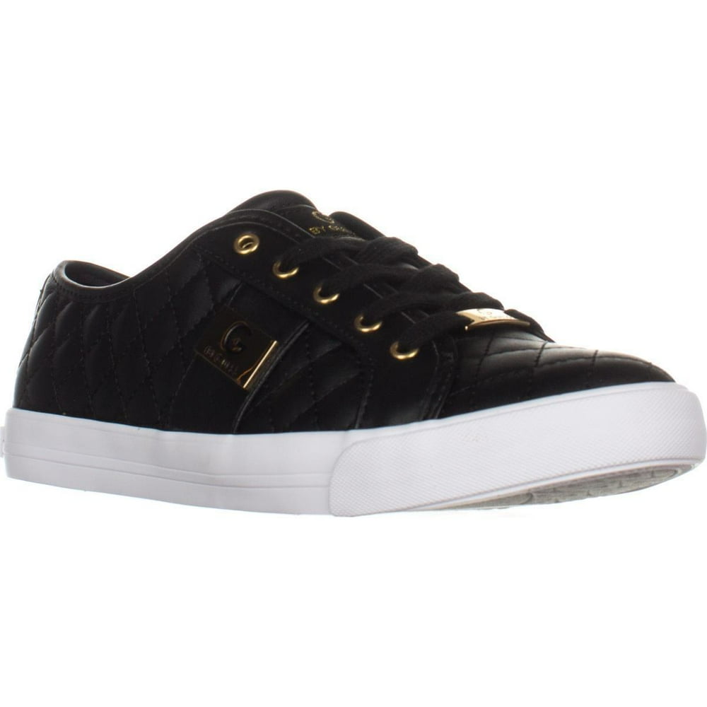 GUESS - Womens G by Guess Backer Quilted Logo Fashion Sneakers, Black