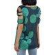 thumbnail image 5 of Lucakuins - Camiseta estampada con blusa para mujer, manga corta suelta con cremallera y cuello en V Lucakuins  moda, 5 of 9