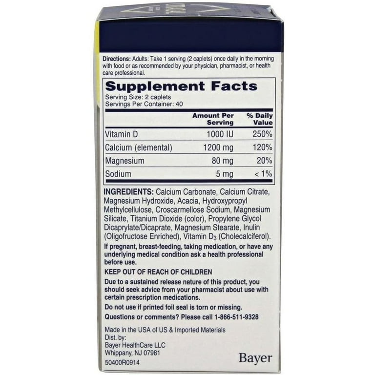 Citracal Slow Release 1200, 1200 Mg Calcium Citrate And