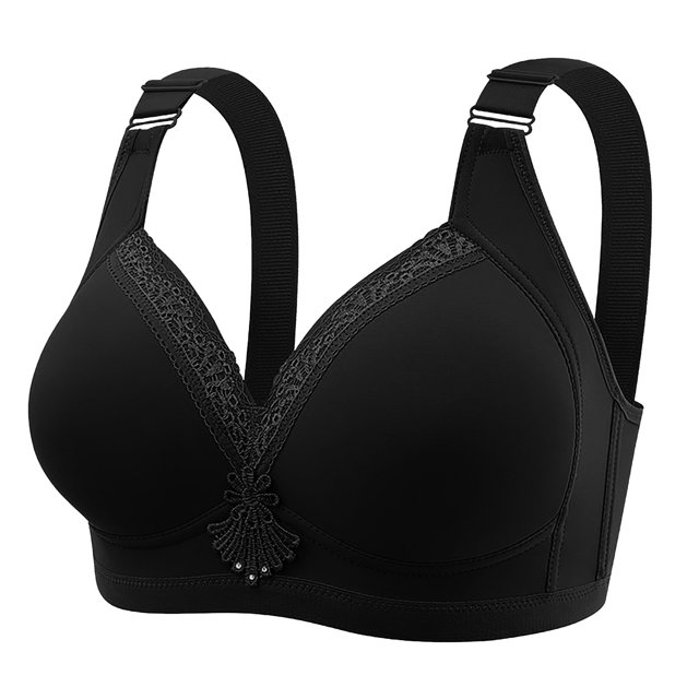 Timegard Womens Wireless Bras with Support Adjustable Strap Breathable Full Coverage Comfort Daily Bras