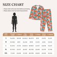 thumbnail image 4 of Balery Hawaiian Style Conjunto de Pijama con Estampado para Mujer, Conjunto de Dos Piezas con Manga Larga, Ropa de Dormir Suave con Bolsillos, Pijamas Cómodos-XX-Large, 4 of 7