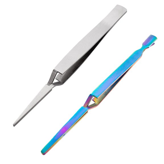 Set of 2 nail tools, Stainless steel, Multicolor
