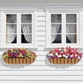 thumbnail image 3 of 24" Traditional Window Box / Wall Trough / Hayrack with Plant Liner, Set of 2, 3 of 4