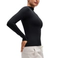 thumbnail image 3 of CRZ YOGA Softembrace Long Sleeve Shirts for Women Casual Going Out Comfort Tops Soft Fitted Layer Tees, 3 of 6
