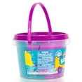 thumbnail image 3 of Arena moldeable Hasbro Play Doh Cubo de Slimysand  680 g Masa Verde Azulada y Morada, 3 of 4