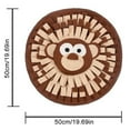 thumbnail image 3 of Dog Snuffle Mat Cartoon Soft Puppy Puzzle Toy Interactive Feed Game for Indoor, 3 of 10