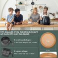 thumbnail image 3 of 100pcs 7.9inch Air Fryer Disposable Paper Liner, Air Fryer Liners, Air Fryer Parchment Paper, Baking Paper for Air Fryer Oil-proof, Non-Stick Food Gra, 3 of 4