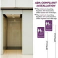 thumbnail image 4 of Ada Central Signs - 6" X9" Family Accessible Restroom Sign - ADA Compliant Tactile Graphics Grade 2 Braille Text | Handicap Accessible Signs for Offices, Hotels, Schools, Apartments, and Restaurants, 4 of 7