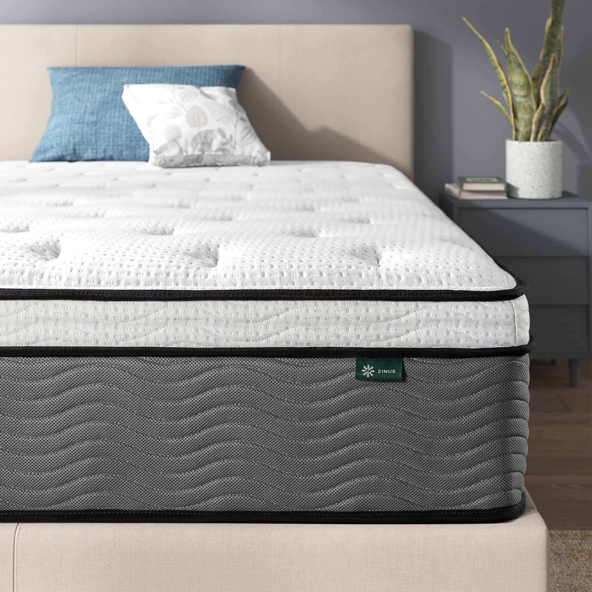 Zinus 14 inch hybrid cheap mattress