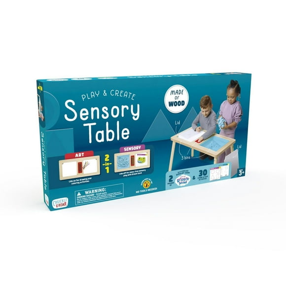 Chuckle & Roar Play & Create Sensory Table for Children Ages 3+ by Buffalo Games, Chuckle & Roar Sensory Table
