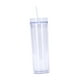 thumbnail image 5 of Vaso de viaje delgado de 16 onzas, portátil, reutilizable, de doble pared con , ideal para coche, amigos, bodas y fiestas., 5 of 8
