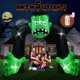 thumbnail image 4 of UniqSeason Arco Inflable de Halloween de 9 pies de Alto Frankenstein decoración al Aire Libre, Arco Inflable de Frankenstein explotado con 5 Luces LED incorporadas para decoración de Patio al Aire Lib, 4 of 5