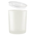 thumbnail image 1 of CandMak - Tarros para velas, 15 unidades, 9 onzas, recipientes vacíos de vidrio para velas, tarros a granel con tapas transparentes para hacer velas (esmerilado), 1 of 4