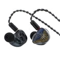 thumbnail image 1 of Auriculares con cable Linsoul Kiwi Ears Forteza 1BA + 2DD HiFi (negros), 1 of 7