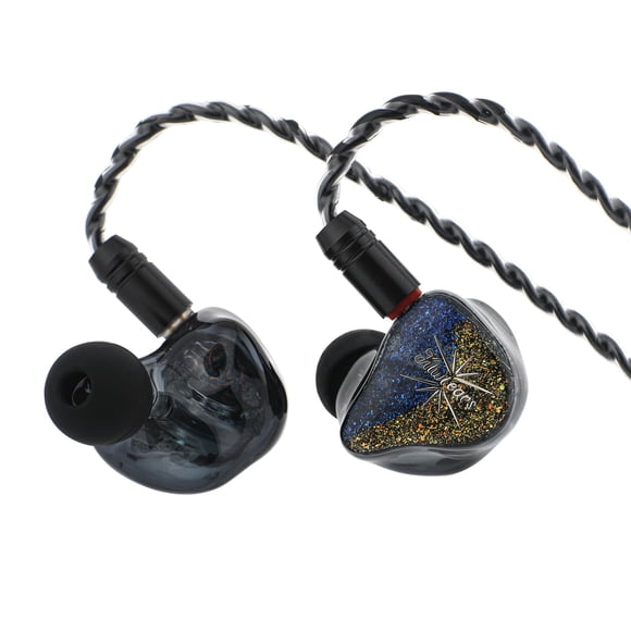 Auriculares con cable Linsoul Kiwi Ears Forteza 1BA + 2DD HiFi (negros)