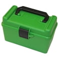 thumbnail image 1 of Mtm Deluxe Ammo Box 50 Round Handle 7mm Rem Mag 300 Win Mag Green, 1 of 2
