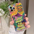 thumbnail image 4 of Funda de teléfono de arte psicodélico colorido para iPhone 8, 7, 6, 6S Plus, X, SE, 2020, XR, XS, 14, 11, 12, 13, Mini Pro Max, 4 of 4