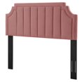 thumbnail image 1 of Tufted Headboard, Twin Size, Velvet, Pink, Modern Contemporary Urban Design, Bedroom Master Guest Suite, 1 of 10