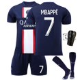 thumbnail image 1 of 2223 Paris Saint-Germain Messi Jersey Home No. 10 Neymar Mbappé No. 7 PSG Camiseta de fútbol para niños, 1 of 3
