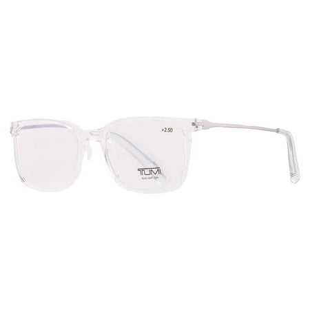 Tumi Reading Square Men's Eyeglasses VTU803 RY25 53 +2.50