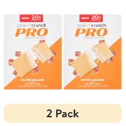 (2 pack) Power Crunch PRO Protein Energy Bar Salted Caramel, 8.2 oz, 4 count
