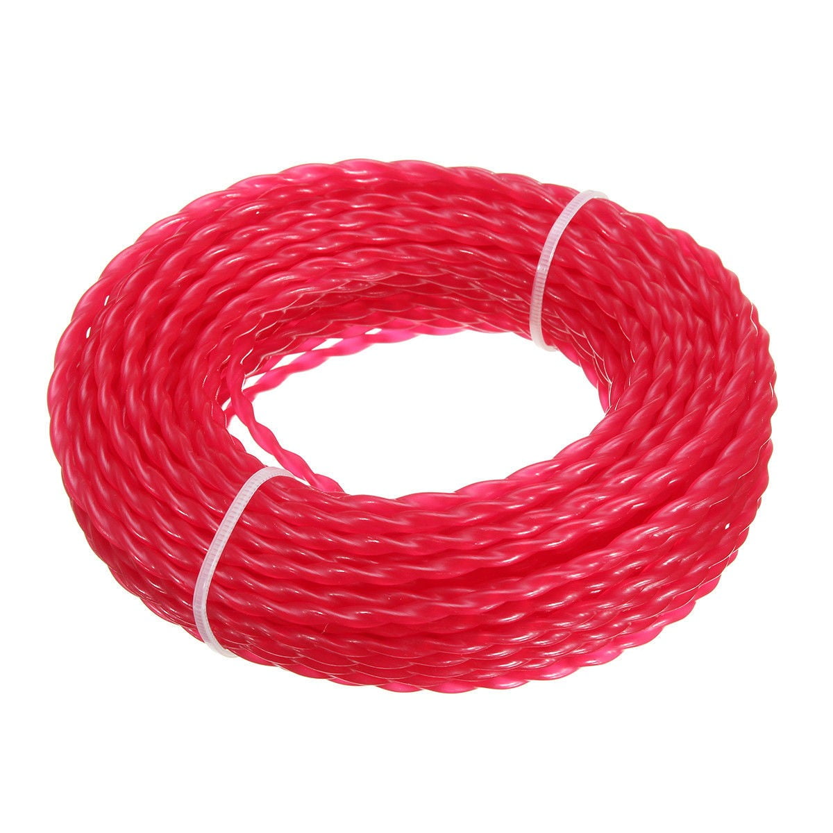 3mm x 15m Red Garden Trimmer Line Electric Strimmers Grass Lawn Weeds Heavy Duty 