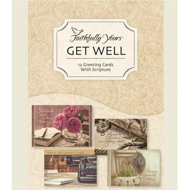 Faithfully Yours 170304 Boxed Card for Get Well Rest, Relax & Restore - Pack of 12