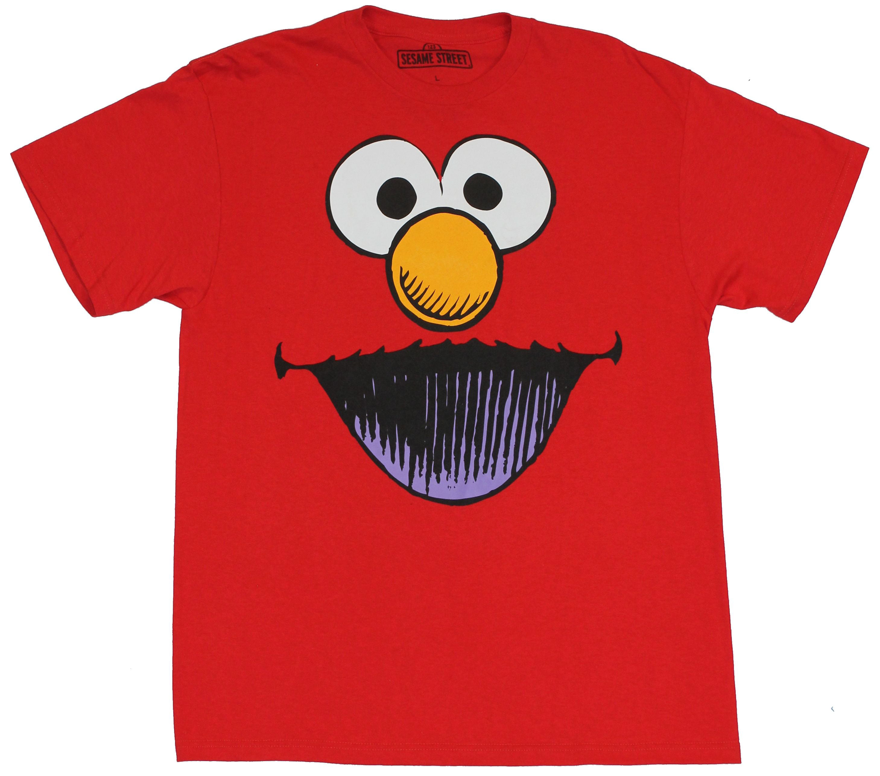 In My Parents Basement - Sesame Street Mens T-Shirt - Giant Elmo ...