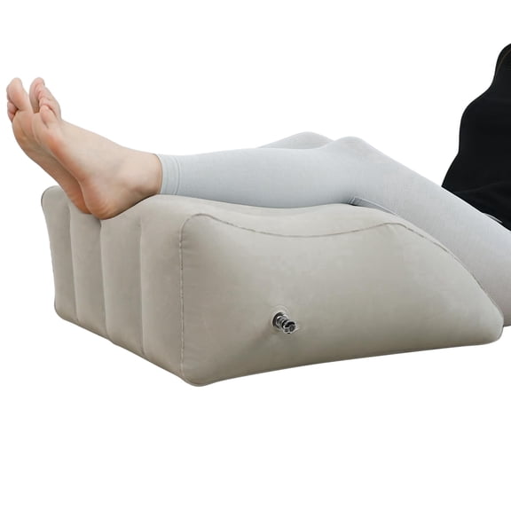 RoamReady Inflatable Leg Elevation Wedge Pillow, for Sleeping Reduce Swelling Improve Circulation Leg Support
