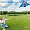 thumbnail image 4 of Spider Delta Kites Tails with Handle Kids Outdoor Educational Gift (Blue), 4 of 5