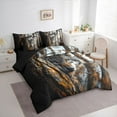 thumbnail image 3 of Feelyou Wolf Animal Bedding Comforter Set 7pcs, Tree Plant Botancial King Bedding Sets, 3 of 8