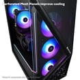 thumbnail image 6 of iBUYPOWER Slate Gaming PC Desktop Computer AMD Ryzen 7 7800X3D CPU, AMD Radeon RX 9070XT 16GB GPU, 32GB DDR5 RGB 5200MHz RAM, 1TB NVMe SSD, Windows 11 Home, Gamer Keyboard and Mouse - SBA7R97XT01, 6 of 10